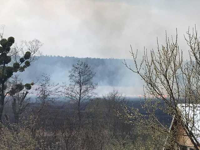 Под Киевом масштабный пожар сжег дачные дома
