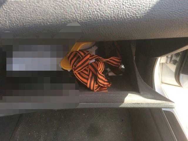 В Одессе за использование георгиевской ленты составили два админпротокола