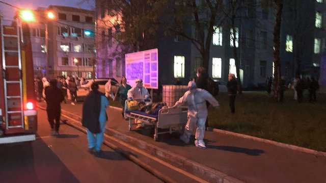 При пожаре в больнице Москвы погибла пациентка с Covid-19