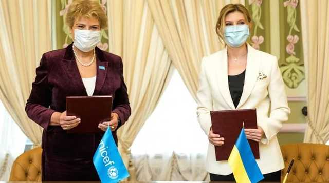 Зеленская подписала Меморандум с ООН об улучшении качества питания украинских детей