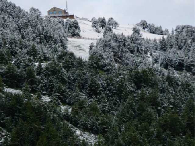 На юге Европы выпал снег