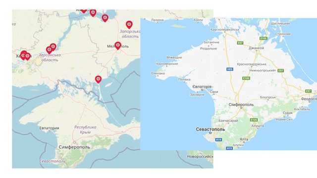 Мережа «АЛЛО» на своєму сайті показує Крим окремо від материкової України