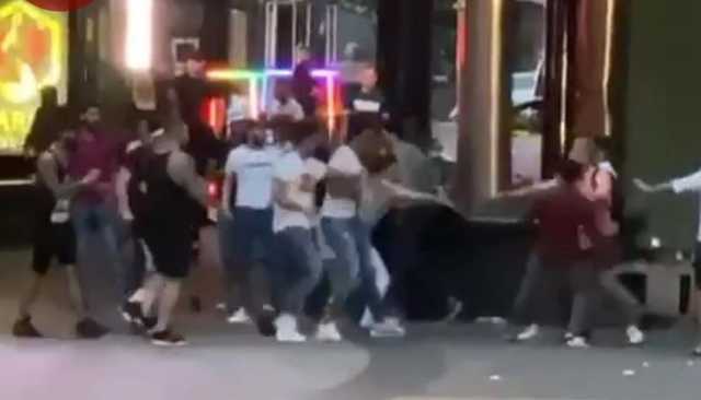 Массовая драка со стрельбой случилась утром в центре Киева