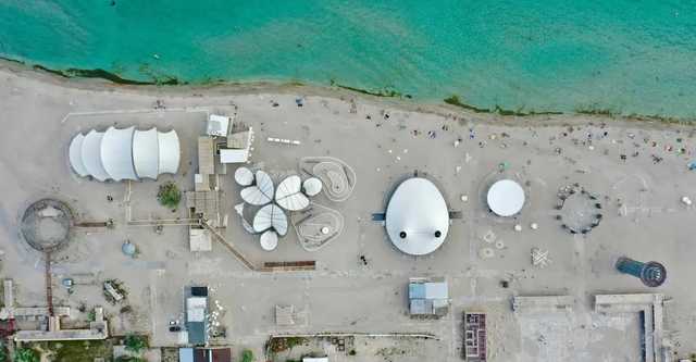 В сети показали опустевший пляж на месте проведения "Казантипа" в Крыму