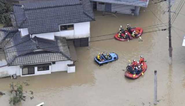 Число жертв наводнения в Японии достигло 50 человек