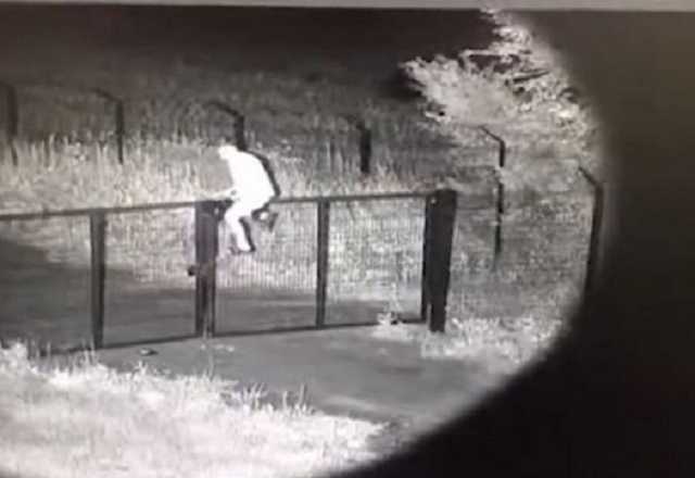 Пытался затереть следы курткой: незадачливый нарушитель украинско-российской границы попал на видео