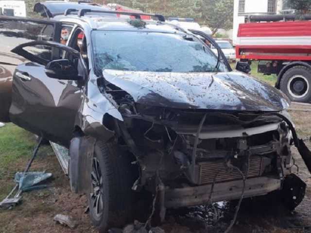 На Львовщине взорвался внедорожник Mitsubishi Pajero: есть погибший