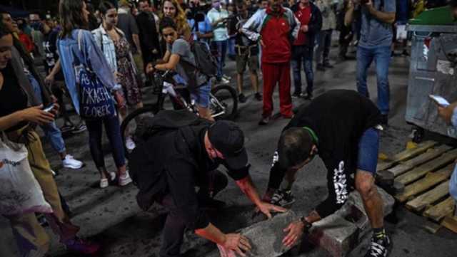 В Болгарии силовики снова снесли палатки протестующих