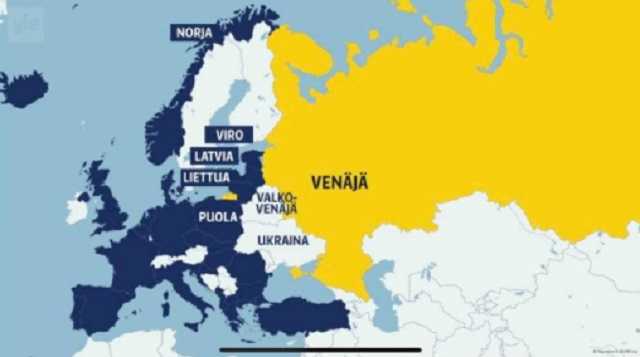 В Финляндии оскандалились с картой Украины без Крыма