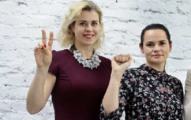 Белорусские футболисты стали отмечать голы жестом Тихановской