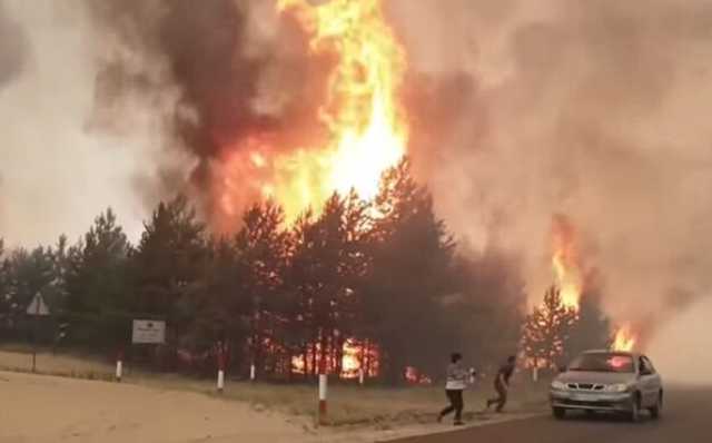 Зеленскому назвали возможную причину пожаров в Луганской и Харьковской областях