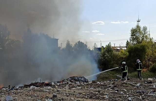 Пожежу на звалищі в Дарницькому районі Києва ліквідовано, – ДСНС