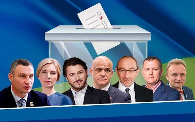 Список кандидатов в мэры на местных выборах по городам Украины