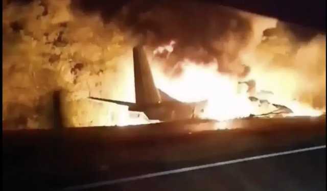 Под Чугуевом разбился военный самолет АН-26: есть жертвы