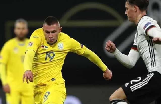 Сборная Украины без заболевших лидеров проиграла Германии в Лиге наций
