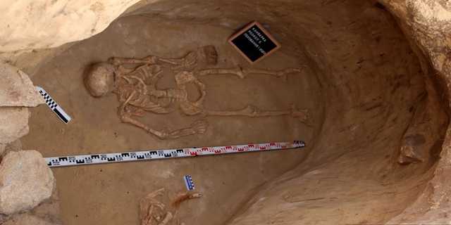 На Хортице нашли гробницу скифского воина