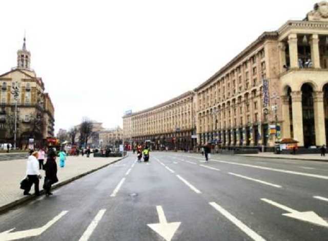 В центре Киева до вечера воскресенья ограничат движение транспорта