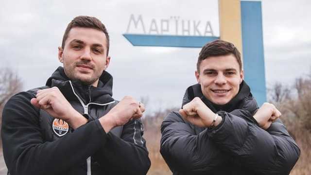 «Ждем скорейшего возвращения»: футболисты «Шахтера» побывали под Донецком