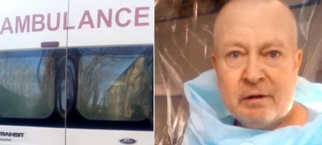 Волонтер показал, как полуголого мужчину вывозили из COVID-больницы на Днепропетровщине