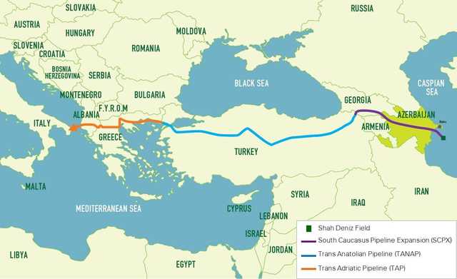 Стартовали поставки газа из Азербайджана в Европу
