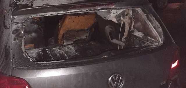 У Чернігові через феєрверк загорілася автівка