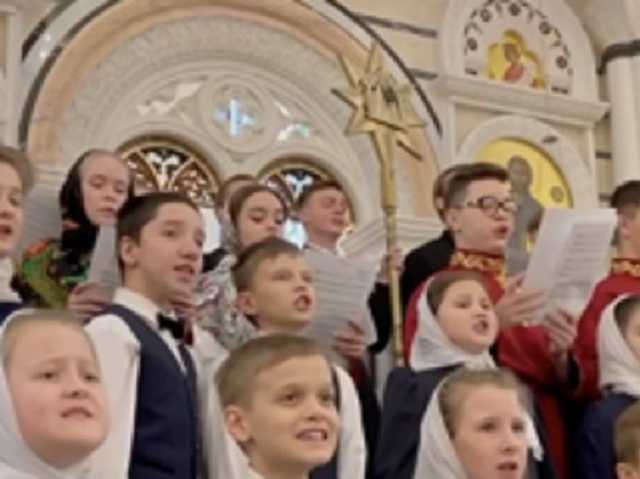 В ОРДО детский церковный хор исполнил щедривки на "запрещенном" языке