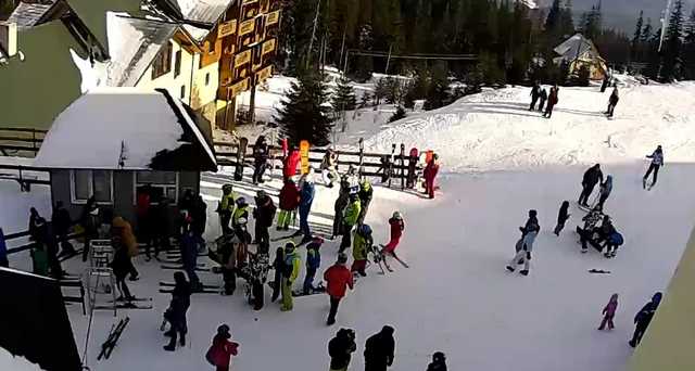 В Украинских Карпатах в разгар локдауна заметили огромные очереди туристов