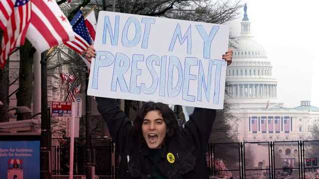 После инаугурации Байдена в США вспыхнули протесты