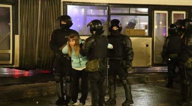 Итоговое количество задержанных на акциях по всей России превысило 3 тысячи человек