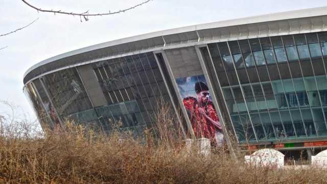 «Мини-Припять»: дончане показали январские фото стадиона «Донбасс Арены»