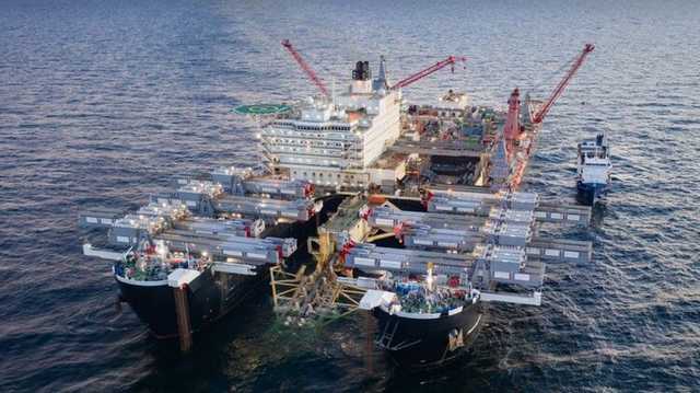 Началась укладка труб на последнем участке "Северного потока-2"