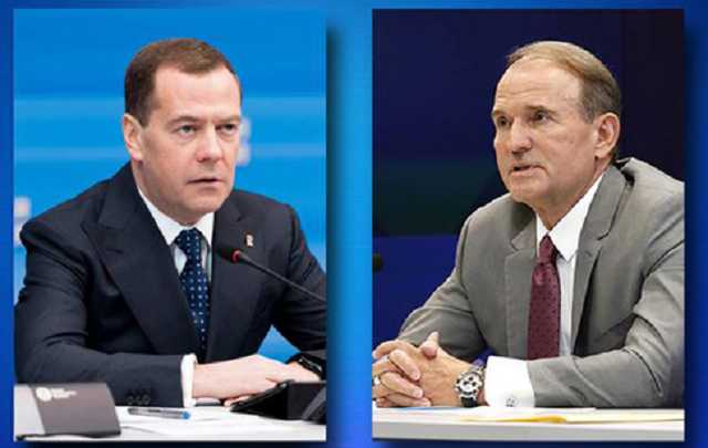 Медведчук пожаловался Медведеву на закрытие трех телеканалов