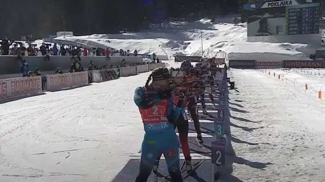 Украинские биатлонистки завоевали бронзу чемпионата мира