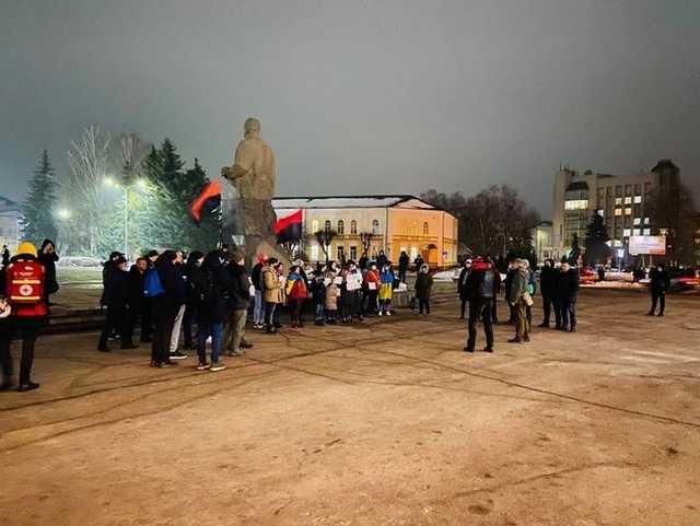 На акции в поддержку Стерненко в Житомире произошли столкновения