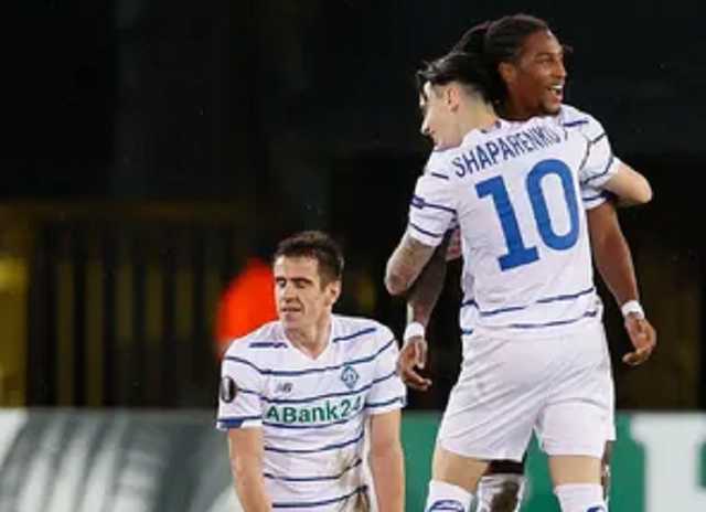 "Динамо" победило "Брюгге" и вышло в 1/8 финала Лиги Европы