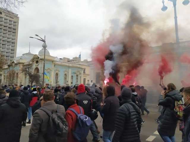 «Свобода», «Нацкорпус»и «С14» не пришли на акцию в поддержку Стерненко