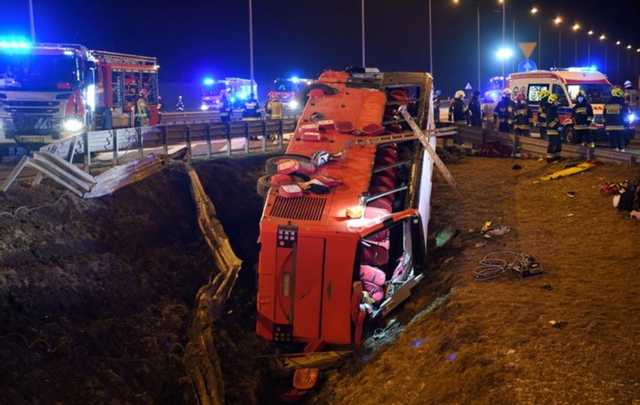 Авария в Польше: оба водителя были трезвыми и не принимали наркотиков