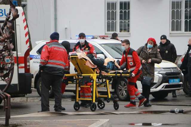 У Києві горіла міська клінічна лікарня №1