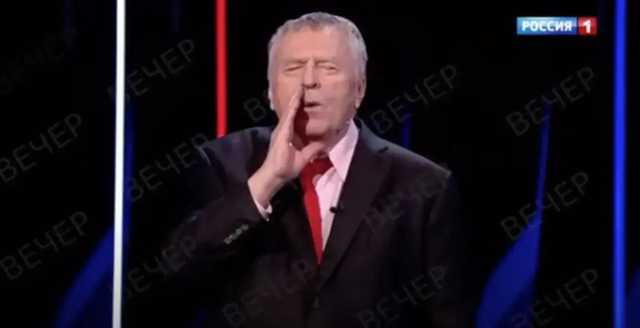 Жириновский завыл в прямом эфире у Соловьева