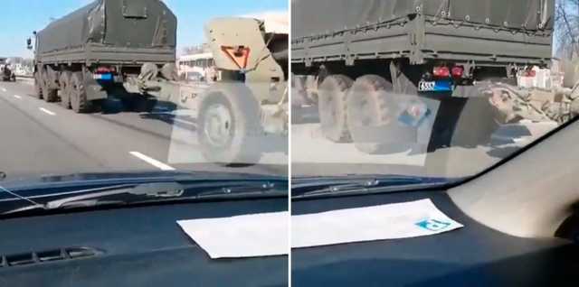 Россия везет к границе с Украиной военную технику, маскируя номера, – расследователи