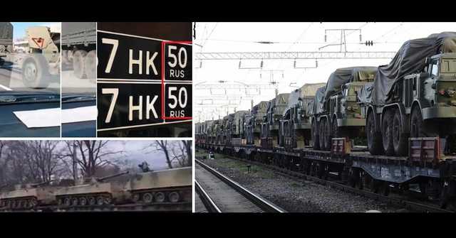 Россия продолжила стягивать артиллерию к границе Украины: появились новые видео