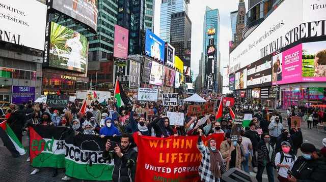 Столкновения между сторонниками Израиля и Палестины вспыхнули в Лондоне и Нью-Йорке