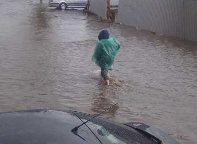 Кривой Рог затопило после сильного дождя