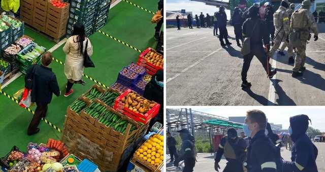 Захват "Столичного" одиозной застройщицей Молчановой: рейдеры запугивают фермеров, а титушки – мародерят павильоны