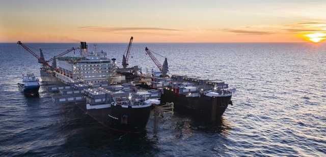 Еврокомиссия опровергла ложь Путина о завершении первой нитки «Северного потока-2»