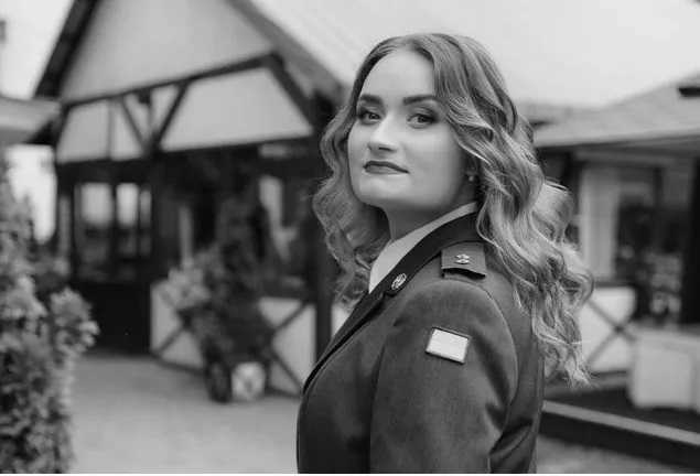 На Донбассе простились с погибшей 22-летней военной