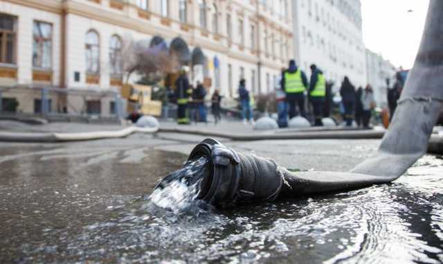 В Киеве горел Ледовый стадион