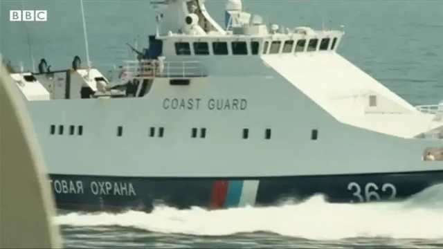 Это территория Украины: Британский эсминец намеренно прошел возле Крыма: видео