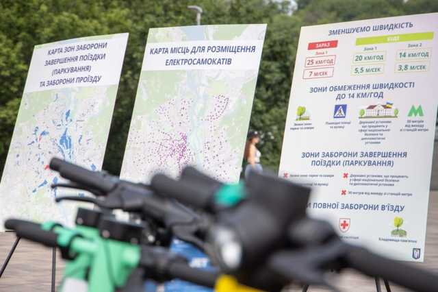 У Києві вводять правила для електросамокатів: зменшення максимальної швидкості та паркування