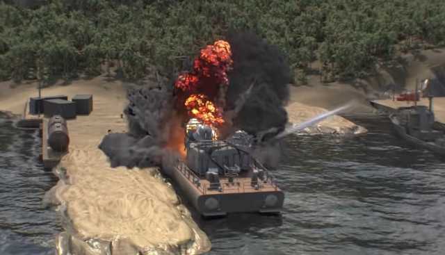 Израиль продемонстрировал «уничтожение» своими ракетами корабля ЧФ РФ